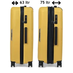 TravelZ Swinger 3-teiliges Kofferset - Yellow