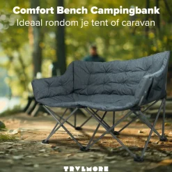 TRVLMORE 2-Personen Faltstuhl Mit Tragetasche - Grey