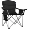 TRVLMORE XL Faltstuhl mit Kuhlfack - Black