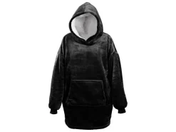 Unique Living Oversized Hoodie - Black