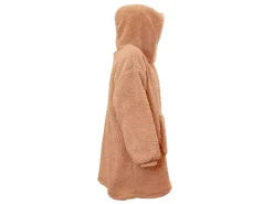 Unique Living Teddy Oversized Hoodie - Old Pink