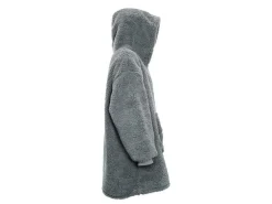 Unique Living Teddy Oversized Hoodie - Dark Grey