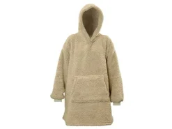 Unique Living Teddy Oversized Hoodie - Chateau Grey