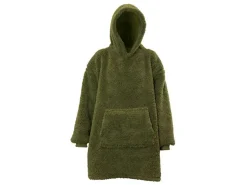 Unique Living Teddy Oversized Hoodie - Winter Green