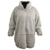 Unique Living Willow Long oversized Hoodie - Chateau Grey