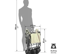 Uquip Buddy Strandwagen Bollerwagen