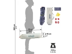 Uquip Buzzy sand Strandzelt