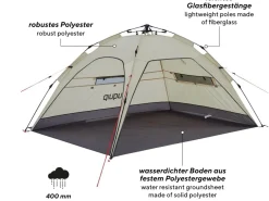 Uquip Buzzy sand Strandzelt