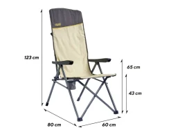 Uquip Justy XL Faltstuhl - Boulder