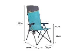 Uquip Justy XL Faltstuhl - Petrol