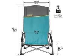Uquip Sandy XL Strandstuhl - Blue