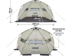 Uquip Speedy Strandzelte - Sand