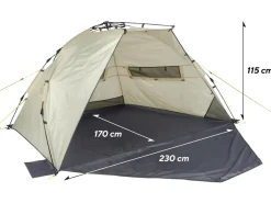 Uquip Speedy XL Strandmuschel - sand