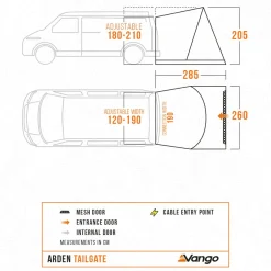 Vango Arden Tailgate Heckzelt