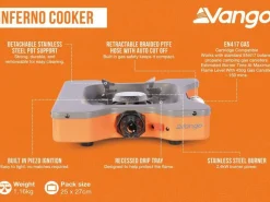 Vango Inferno Cooker Gaskocher - Orange