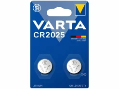 Varta 2x CR2025 Lithium Knopfzellenbatterien