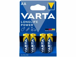 Varta 4x Longlife Power AA Batterien