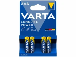 Varta 4x Longlife Power AAA Batterien
