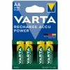 Varta 4x Recharge Accu Power AA Batterien