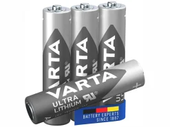Varta 4x Ultra Lithium AA Batterien