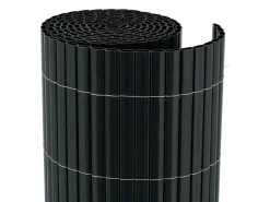 Videx 90 x 300 cm PVC Balkonschirm - Anthracite