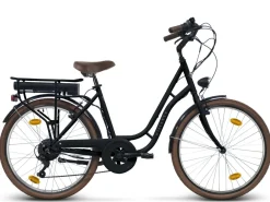 Villette Vintage Retro-Elektrofahrrad - Black