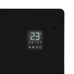 Vonroc 1000 watt Konvektorheizung mit Glasplatte - Black