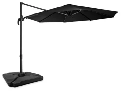 Vonroc Bardoline 300 Sonnenschirm mit 4 fliesen - Anthracite