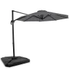 Vonroc Bardoline 300 Sonnenschirm mit 4 Füllbaren fliesen - Grey