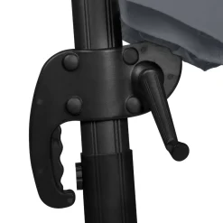 VONROC Bardolino Ø300 cm Premium Sonnenschirm - Grey