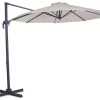 VONROC Bardolino Ø300 cm Premium Sonnenschirm - Beige