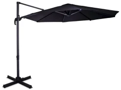 VONROC Bardolino Ø300 cm Premium Sonnenschirm - Anthracite