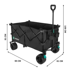 VONROC faltbar XL Bollerwagen - 80 kg