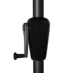 VONROC Iseo 460 x 270 Premium Sonnenschirm mit Fuß - Black