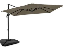 Vonroc Pisogne 300 Sonnenschirm mit 4 füllbare Fliesen - Taupe