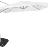 Vonroc Pisogne 300 Sonnenschirm mit 4 füllbare Fliesen - White