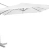 VONROC Pisogne 3x3 Premium Freitragender Sonnenschirm - White