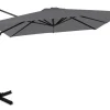 VONROC Pisogne 3x3m Premium Freitragender Sonnenschirm - Grey