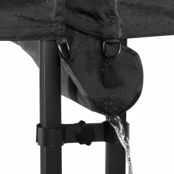 VONROC Premium 6x3 easy-Up Partyzelt mit verbindungs-set - Black