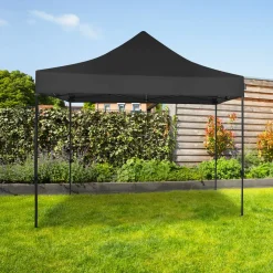VONROC Premium 3x3m easy-up partytent - Schwarz