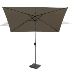 VONROC Rapallo 200 x 300 Premium Sonnenschirm mit Fuß - Taupe