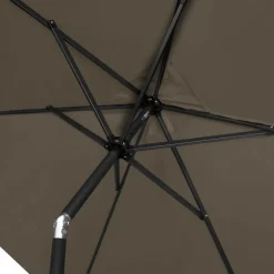 VONROC Rapallo 200 x 300 Premium Sonnenschirm mit Fuß - Taupe