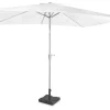 VONROC Rapallo 200 x 300 Premium Sonnenschirm mit Fuß - White