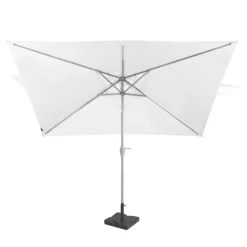 VONROC Rapallo 200 x 300 Premium Sonnenschirm mit Fuß - White