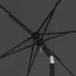 VONROC Torbole Ø 200 cm Premium Sonnenschirm - Grey