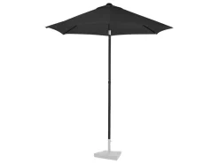VONROC Torbole Ø 200 cm Premium Sonnenschirm - Black