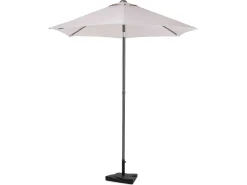 VONROC Torbole 200 cm Premium Sonnenschirm mit Fuß - White