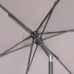 VONROC Torbole 200 cm Premium Sonnenschirm mit Fuß - White
