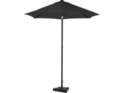 VONROC Torbole 200 cm Premium Sonnenschirm inklusive Fuß - Black