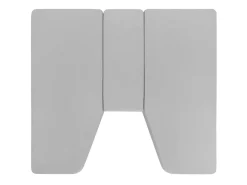 Walra Längsbett 3-teilig Spannbettlaken - Grey